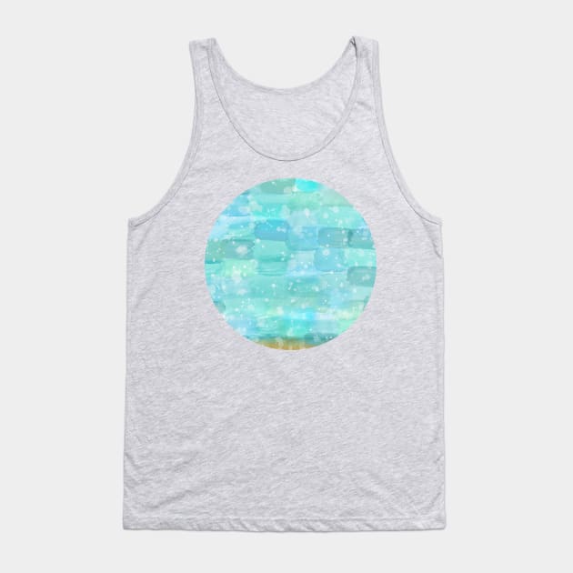 50 shades of Turquoise Tank Top by SevenRoses